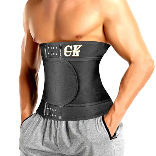 Men’s Waist Trainer Sports Belt — Weight Loss Waist Cincher Trimmer Girdle Corset Body Shaper Wrap