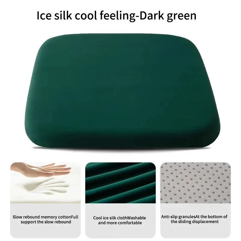 Ergonomic Memory Foam Seat Cushion – Hemorrhoid Relief & Support for Office, Students & Prolonged Sitting