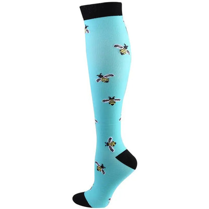 S-XXL Compression Socks - Medical Support Stockings for Nurses, Doctors, Golf, Sports & Varicose Vein Relief