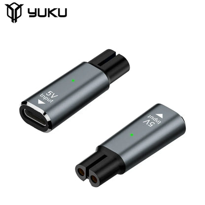 YUKU 5V Type-C Shaver Adapter Charger – Compatible with Philips One Blade QP2724, QP2834, QP4530, QP1924, QP1324