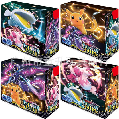 324/360 Pcs Pokemon Card Set – SCARLET and VIOLET 151, Obsidian Flames, PALDEAN FATES, Ultra Prism English Booster Cards for Battle and Collection