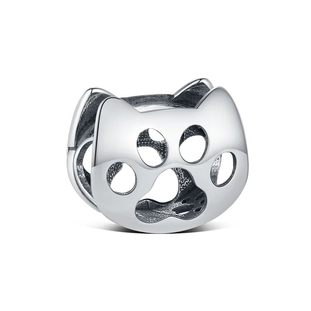 925 Sterling Silver Robot & Sea Turtle Charms Pendant — Moon Bead Bracelet Accessory, DIY Fashion Jewelry Gift for Women