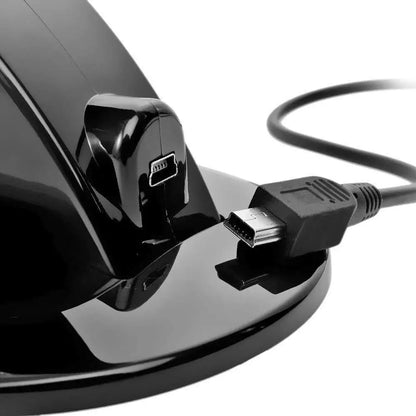 Gaming Controller Charger Stand with LED Indicator - Dual USB Docking Station for PS4 Pro and Accessories