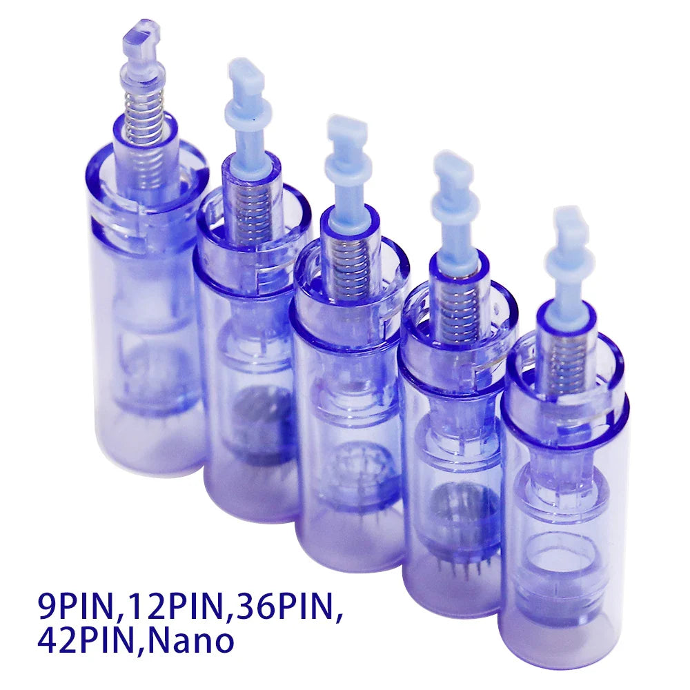 10PCS Dermapen Nano Needle Cartridges – A1 Bayonet Disposable Microneedling Replacement Needles for Tattoo Removal & Skin Care Treatment