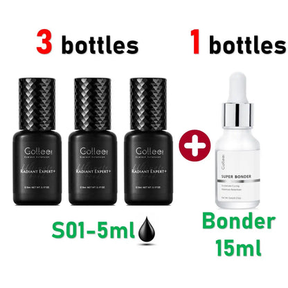 Gollee 0.5s Fast-Drying Eyelash Extension Glue – Waterproof Professional Adhesive for Salon Lashes