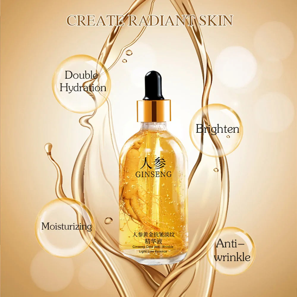 24K Gold Hyaluronic Acid Face Serum – Anti-Aging, Collagen Boosting & Whitening Skin Care Essence – 100ml