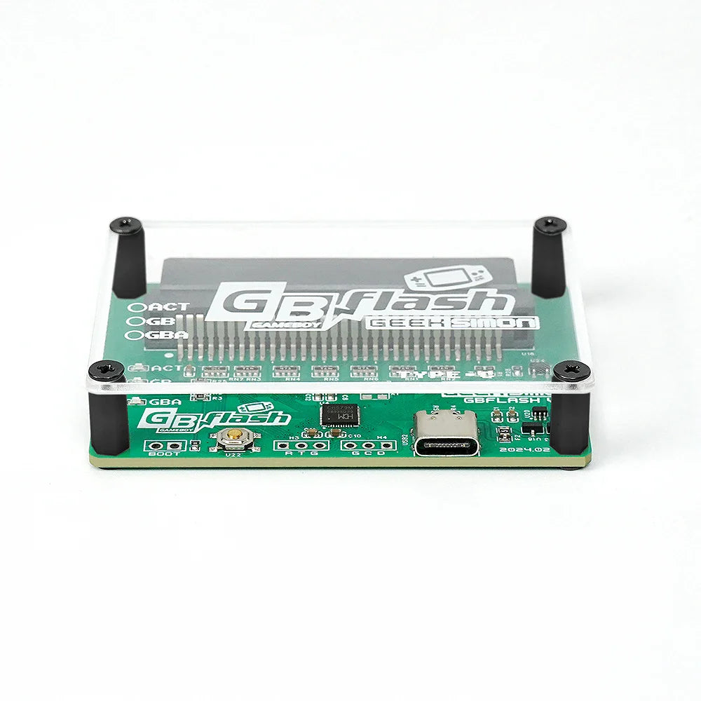 GBFlash Burner USB Adapter — No-Screen Flash Cart for Game Boy, GBA & GBC Consoles