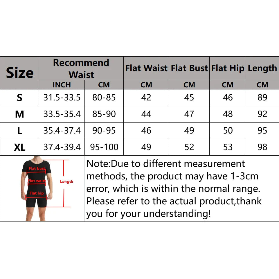 Men’s Sauna Suit Sweat Jumpsuit – Thermal Workout Bodysuit for Gym Training, Waist Trainer Fitness Wear for Enhanced Sweat & Performance
