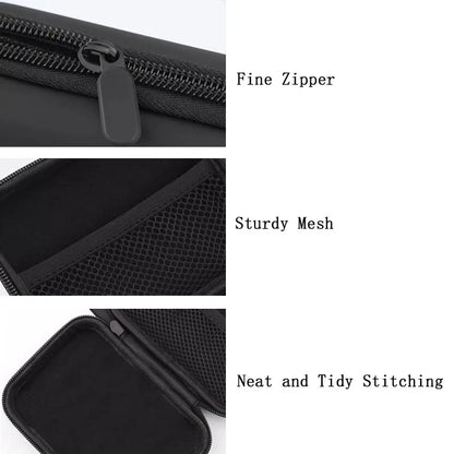 Mini Portable Hard Earphone Case – Storage Bag for AirPods, Earpods, Headphones & USB Cables