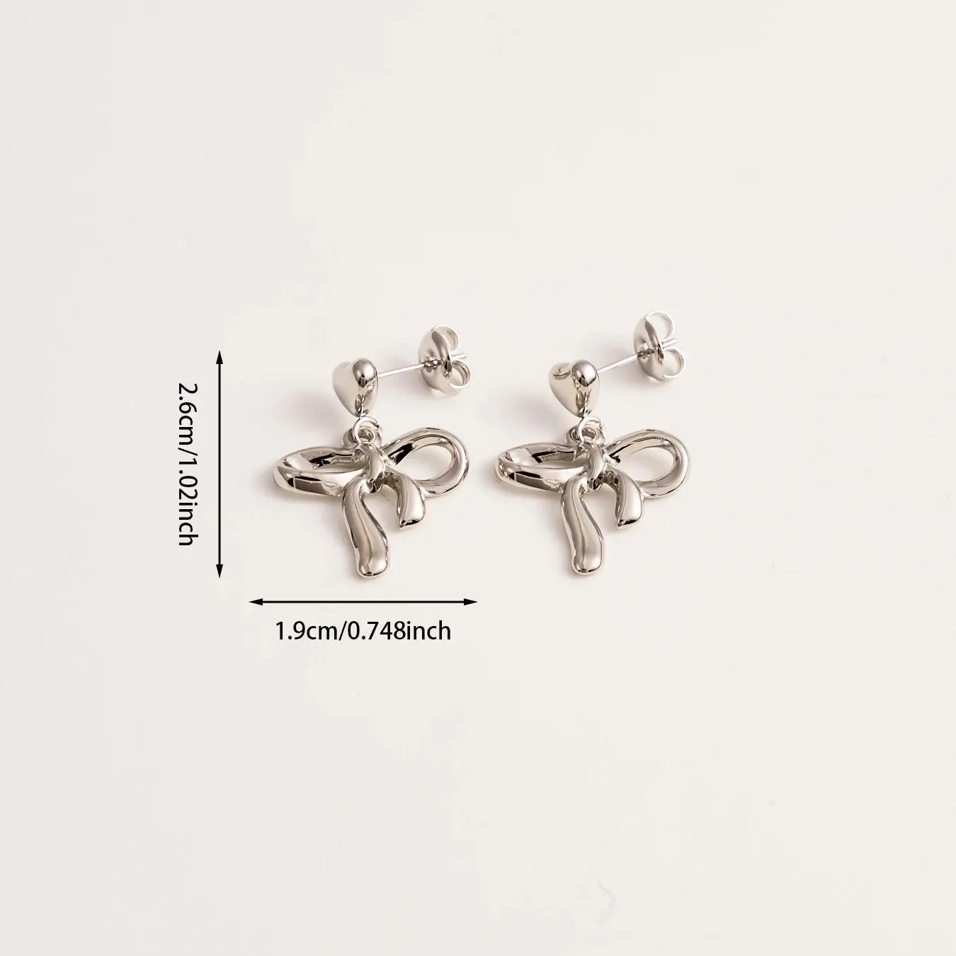 CARLIDANA 18K Gold Plated Titanium Steel Square Earrings – Waterproof Wrinkle-Shaped Jewelry