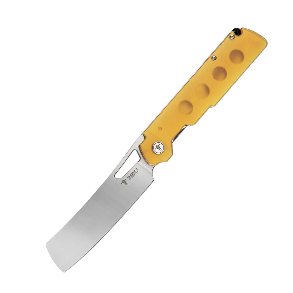 SHOOZIZ XUN120 XUN119 Folding Knife - D2 Steel Flax Handle Outdoor Camping EDC Pocket Tool