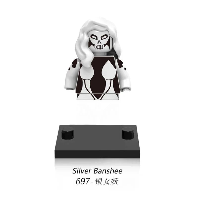 Marvel Superhero Mini Building Blocks – Captain America & Joker Two-Faced Man Movie Toy for Kids