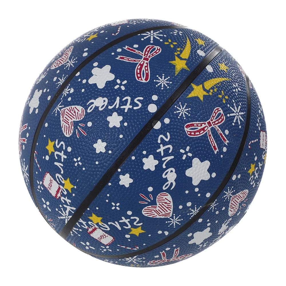 Premium Outdoor Rubber Basketball – Sizes 4/5/6/7 for Training, Adult & Youth Sports, Professional Game Ball