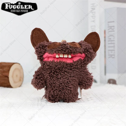 Original Fuggler Ugly Teeth Plush Keychain – Wide-Eyed Monster, Alien & Rabbit Peluche Pendant Toy