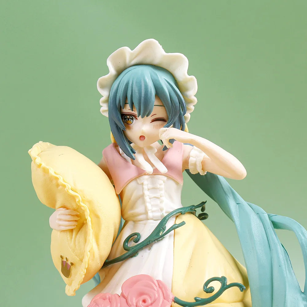 New Hatsune Miku Anime Figure – Fairy Mirror Sleeping Beauty Car Ornament & Collectible Toy Gift