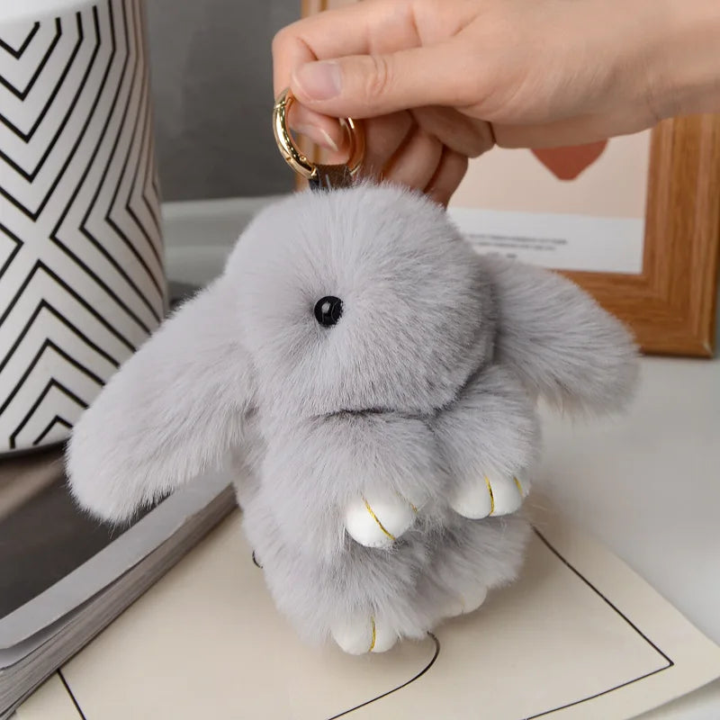 Cute Rabbit Decorative Keychain – Fashionable Jewelry Accessory for Daily Travel & Dressing