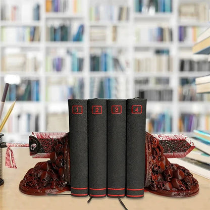 Non-Slip Berserk Bookends – Dragon Slaying Knife Resin Bookstop, Decorative Ornament for Reading Desk, Home & Gift