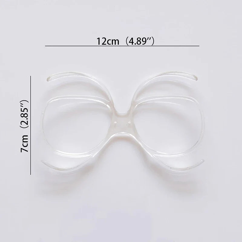 Ski Goggles Myopia Frame Insert – Flexible Optical Adapter for Prescription Lenses