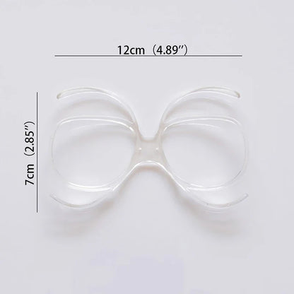 Ski Goggles Myopia Frame Insert – Flexible Optical Adapter for Prescription Lenses
