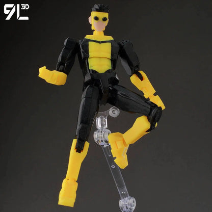 3D Printed Invincible 2.0 Superheroes Action Figures – Multi-Jointed Anime Toy Model Ornaments Gifts