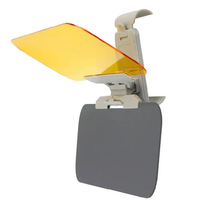 HD Anti-Sunlight Car Sun Visor: Day/Night Vision Driving Mirror, UV Fold Flip Down, Clear View Interior Mirrors - Reduce Dazzling Glare