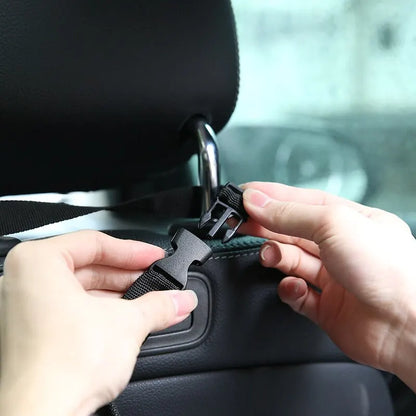 Car Seat Back Trash Holder: Hang Litter Bag, Oxford Cloth Garbage Storage - Rubbish Container for Car Waste, Cleaning Tools