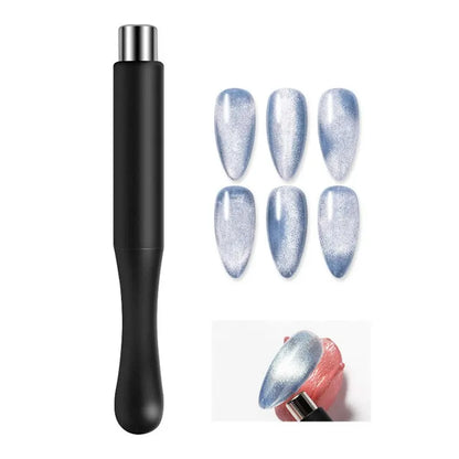 4Pcs Multi-Functional Nail Art Magnet Bars – Crystal Gel Polish Pattern Magnetic Enhancement Tools