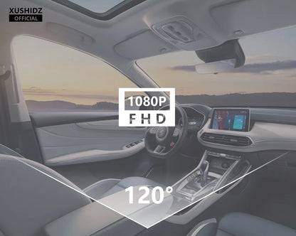 XUSHIDZ 1080P HD Dash Camera – Loop Recording, Night Vision, 24h Parking Monitor, G-Sensor Vehicle DVR Dashcam