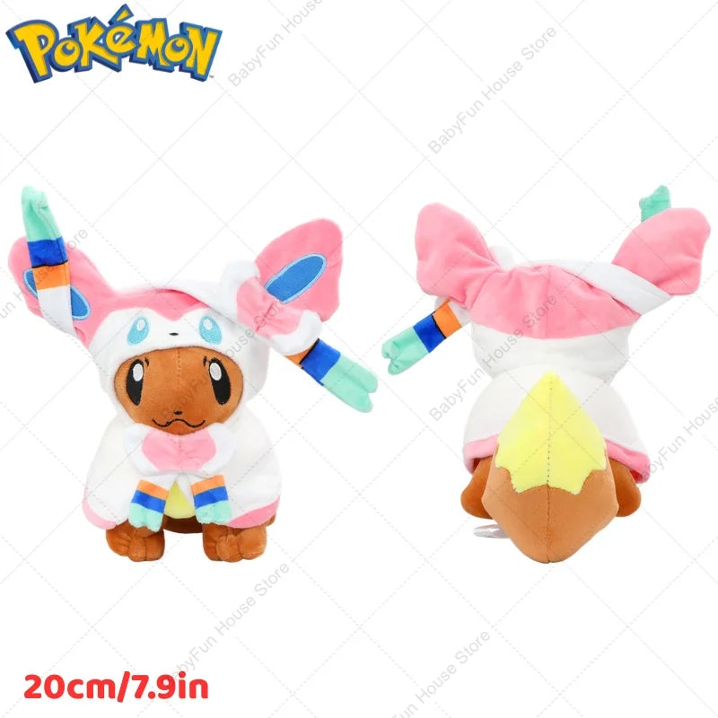 Pokemon Eevee Evolution Plush Toys - Kawaii Sylveon, Espeon, Umbreon & More Cute Character Dolls