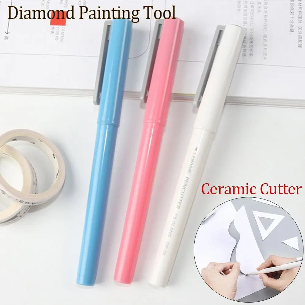 5D DIY Diamond Painting Parchment Paper Cutter - Ceramic Blade for Perfectly Cutting Diamond Painting Covers, Tools and Accessories