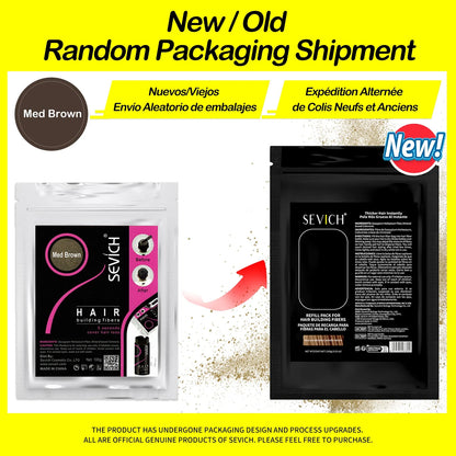 SEVICH Keratin Hair Fiber 100g – Hair Thickening & Building Powder Spray, Instant Regrowth & Hair Loss Concealer