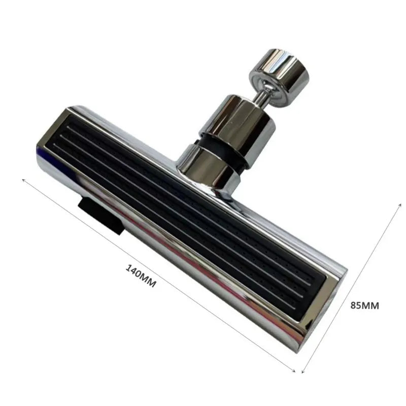 Universal 360° Rotating Kitchen Faucet Bubbler - Splash Proof Waterfall Outlet with 3 Modes - Multifunctional Tap Nozzle Extension