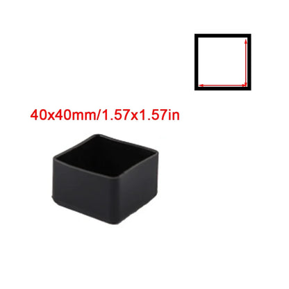 Square Silicone Chair Leg Caps – Non-Slip Furniture Foot Covers for Table & Chair Legs, Floor Protector Pads, Dust & Scratch Guards for Home Furniture Stability