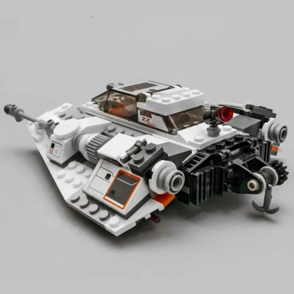 MOC 75259 Snowspeeders Building Blocks — 333PCS Starfighter Snowfield Aircraft Model Toy, Perfect Birthday & Christmas Gift