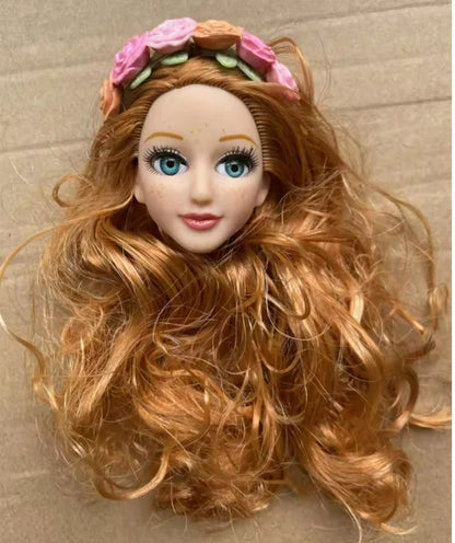 1/6 Vintage Doll Heads – Mermaid & Princess Super Model for 30cm Male & Female Dolls, Birthday Gift for Kids