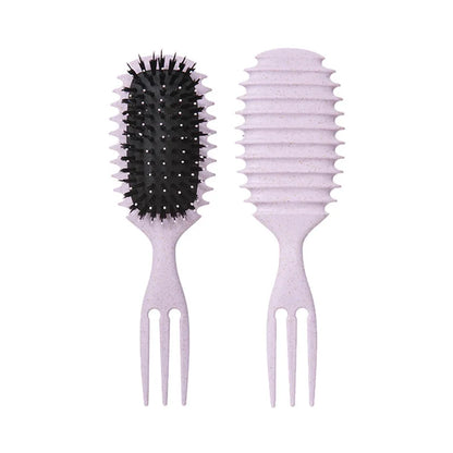 Candy Brush Curly Hair Styling – Nylon Bristle Detangling & Volumizing Comb for All Hair Types