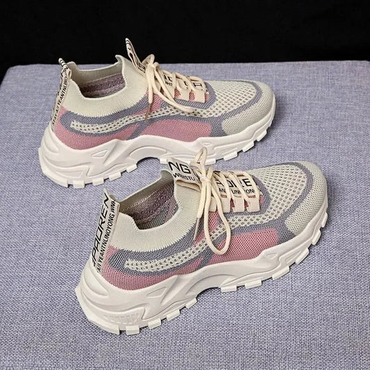 2025 Women’s Ultra-Light Running Shoes – Spring Mesh Non-Slip Breathable Soft-Soled Sports & Casual Shoes