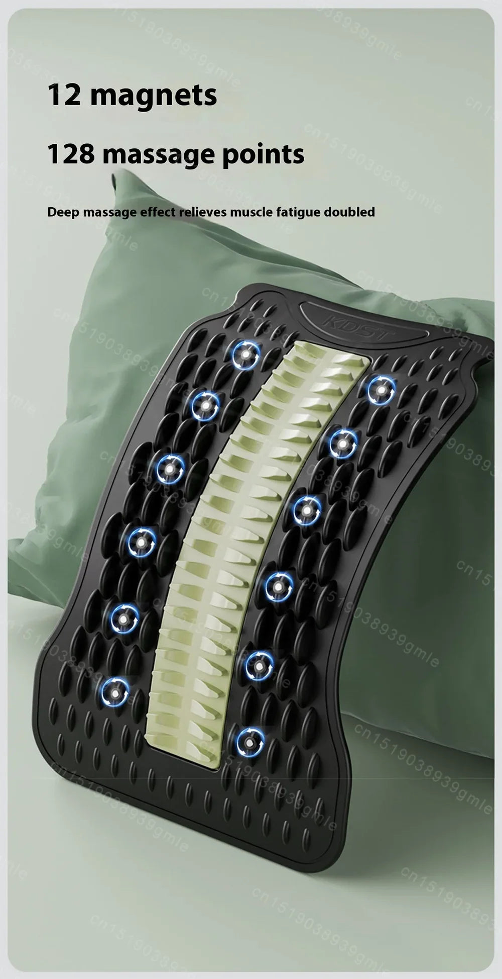 12-Magnet Lumbar Back Stretcher – Vertebrae Relaxer for Humpback Correction, Pain Relief, and Posture Shaping