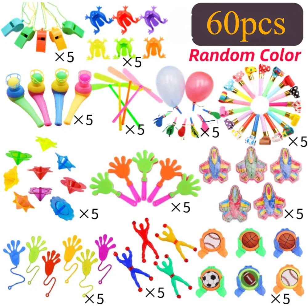 Kids Birthday Party Favors Set – 40–150pcs Piñata Stuffed Toys Bulk Gift Assortment Giveaway Pack for Party Goodie Bags