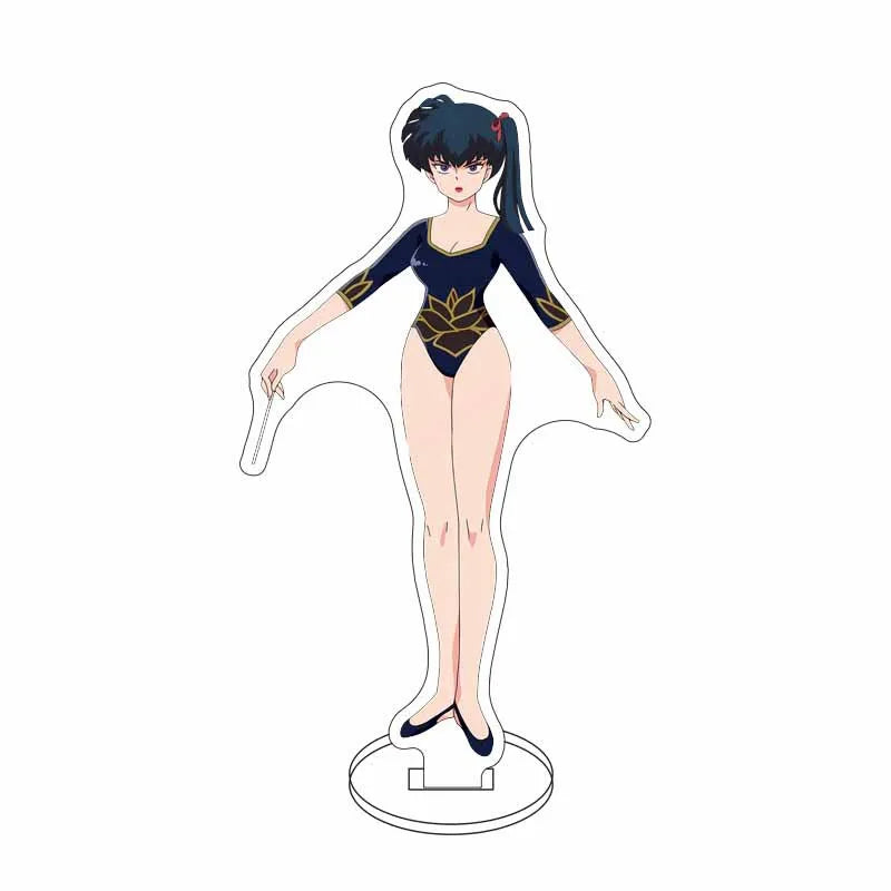 Ranma 1/2 Acrylic Stand Figure — 15cm Tendou, Akane, Hibiki & Ryoga Anime Model Plate, Cartoon Doll for Bedroom Display