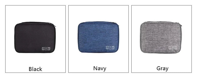 Waterproof Travel Cable Organizer Bag – Portable Digital Storage Pouch for Electronic Accessories