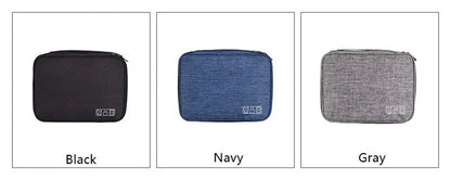 Waterproof Travel Cable Organizer Bag – Portable Digital Storage Pouch for Electronic Accessories