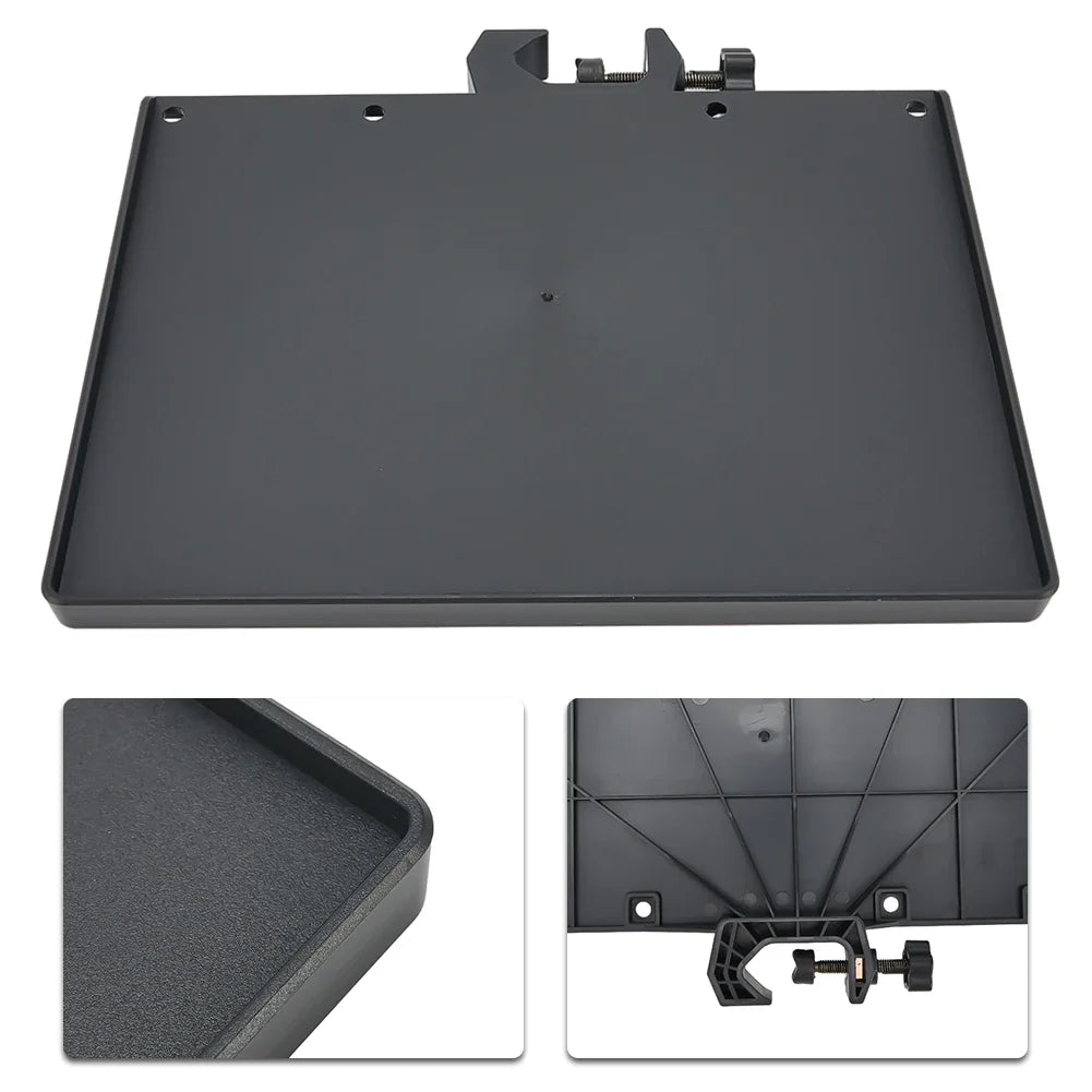 Universal Sound Card Tray for Microphone Stand - Clip for Tripod Bracket, Live Broadcast Microphone Rack Holder