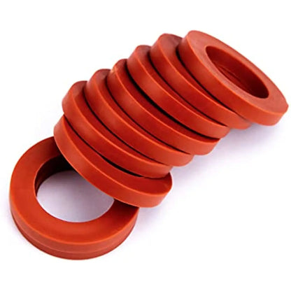 Heavy Duty Silicone Garden Hose Washers – 10/20pcs Leak-Proof Rubber Faucet Seals & O-Ring Gaskets (3/4 Inch)