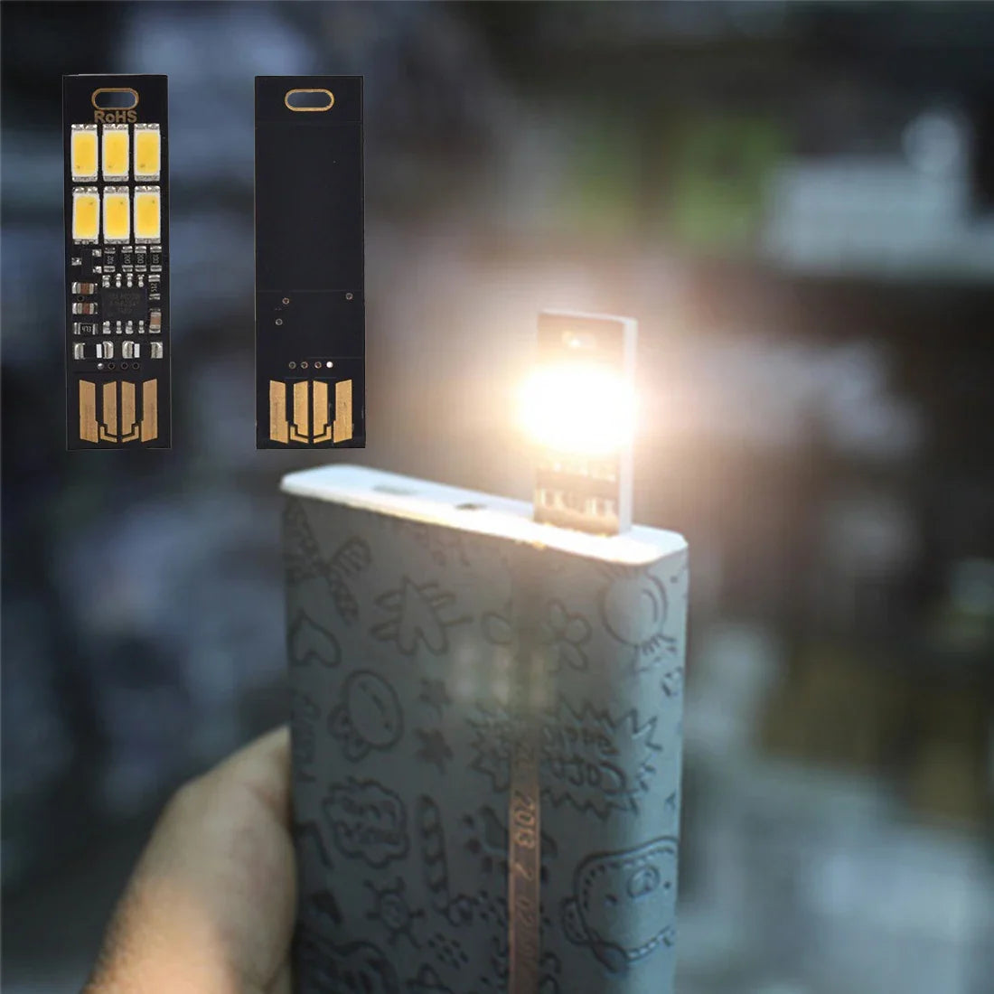 Mini Portable LED USB Light – Touch Sensor Desk Lamp with 3/8/24 LEDs for Reading, PC, Laptop & Power Bank Lighting