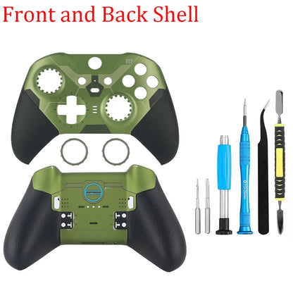 Xbox Elite Series 2 Controller Replacement Housing Shell Kit – Front & Back Case, LB/RB Buttons, Grips & Carry Bag Set