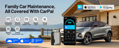 TOPDON Carpal OBD2 Scanner – All-System Vehicle Diagnostic Tool with Health Check, Smog & Battery Test for iOS & Android Bluetooth 5.0