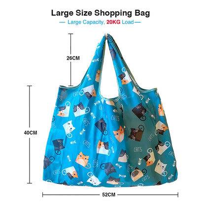 Large Reusable Grocery Bags - High-Quality Women's Shopping Tote Handbags, Washable, Solid Colors