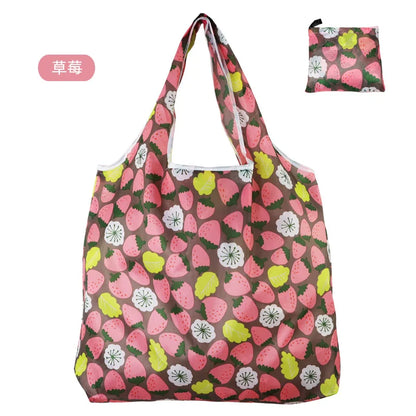 Eco-Friendly Foldable Reusable Shopping Bag – Portable Heavy-Duty Tote Shoulder Bag for Grocery, Travel & Daily Storage Fashion Handbag