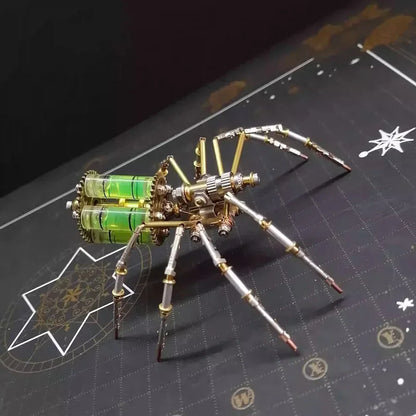 DIY 3D Mechanical Spider Metal Model Kit – Cyberpunk Insect Puzzle Assembly Creative Handmade Building Toy for Adults & Teens